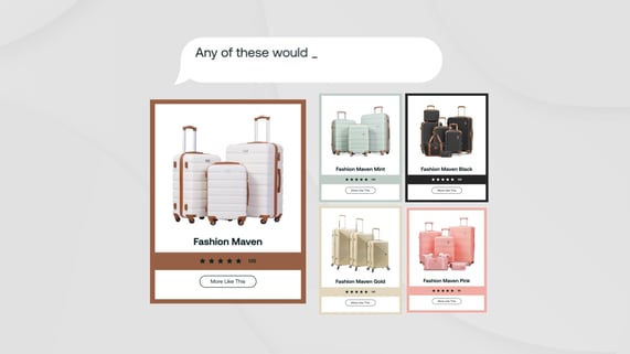 visual discovery luggage poster
