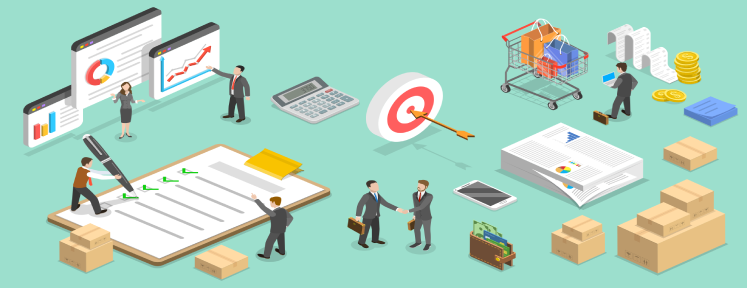 Businesspeople-performing-procurement-duties-which-would-be-improved-by-integrating-SAP-Guided-Buying