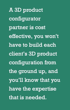 Getting a 3d configurator partner