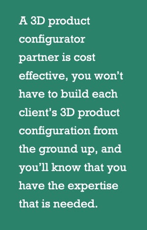 Getting a 3d configurator partner