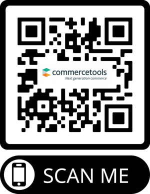 threekit and commercetools QR code