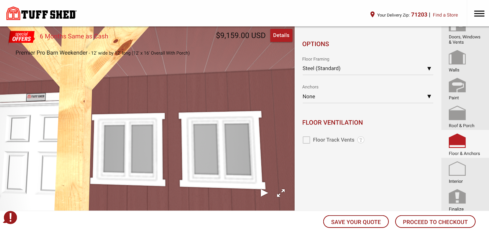Using the 3D Configurator for Barns and Sheds
