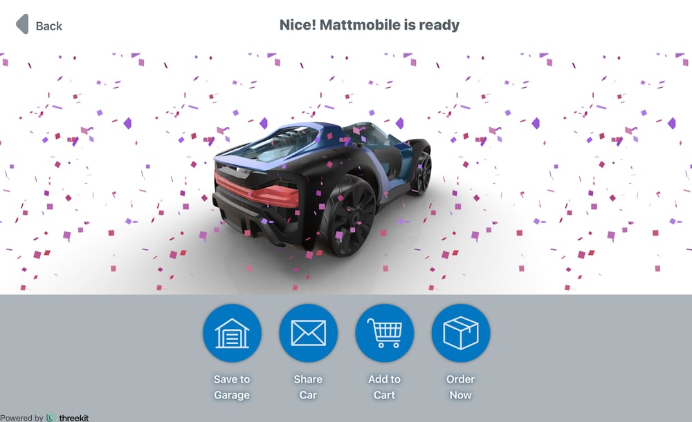 Modarri Toy Car online configurator