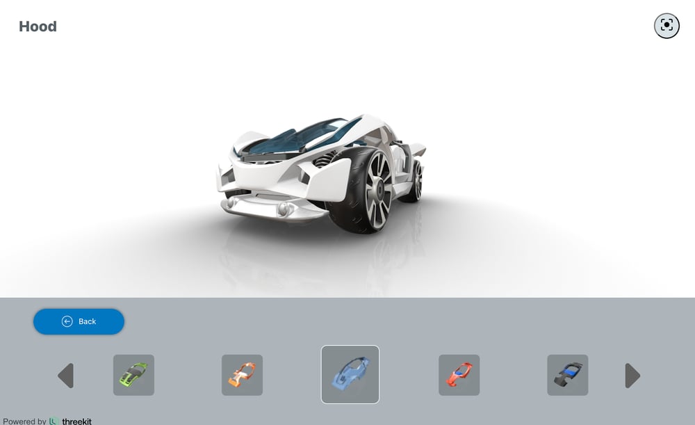 Modarri Toy Car online configurator