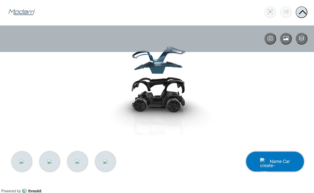 Modarri Toy Car online configurator