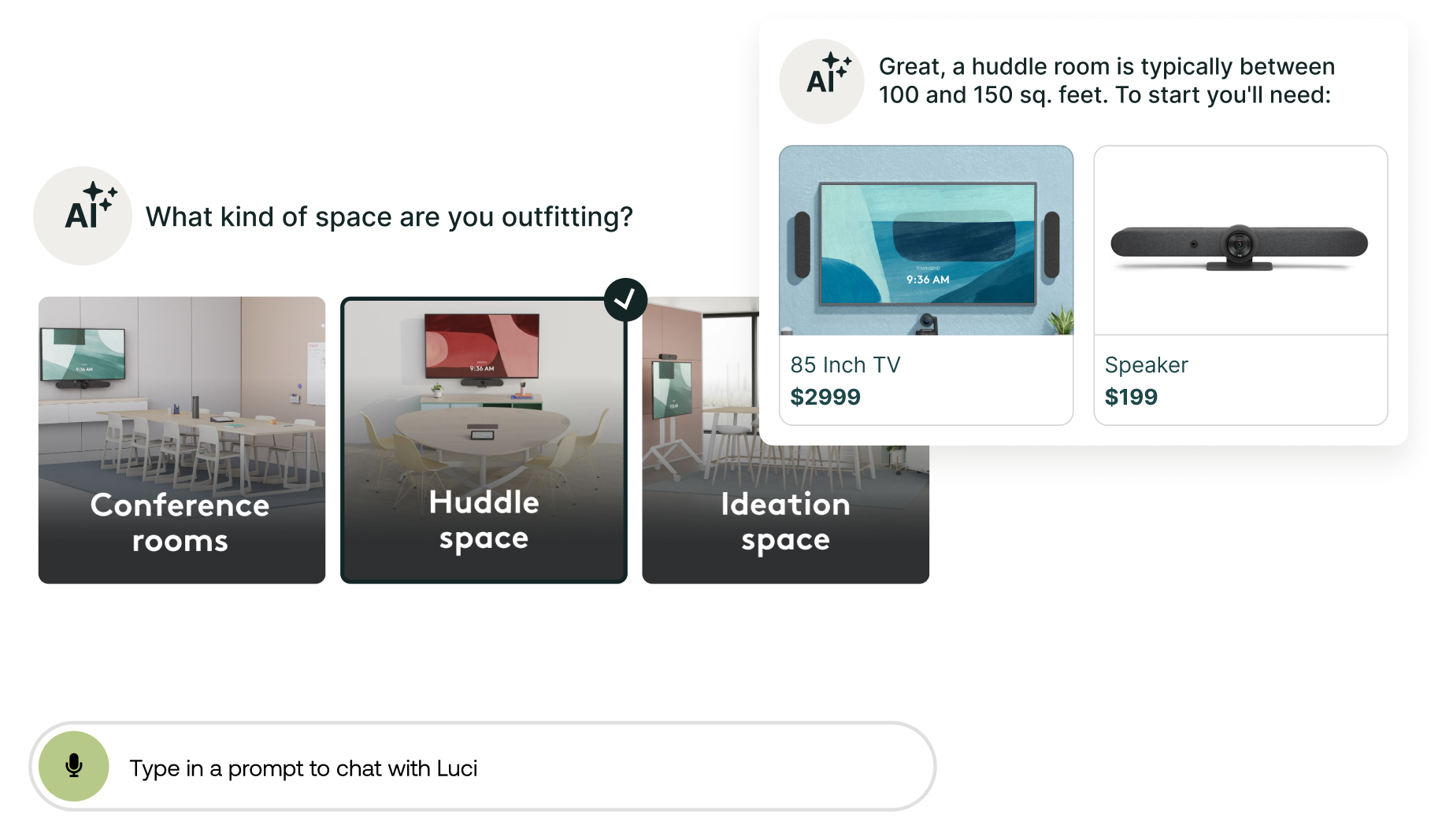 AI Guided Selling Example