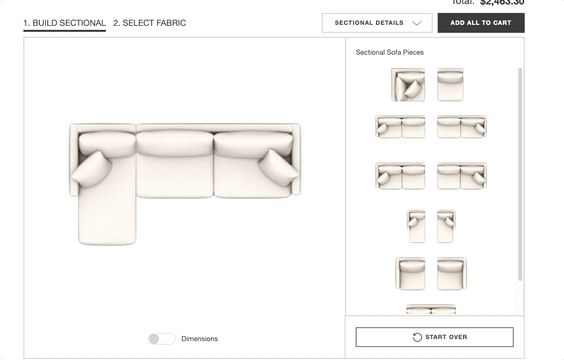 Furniture 3d Configurator 