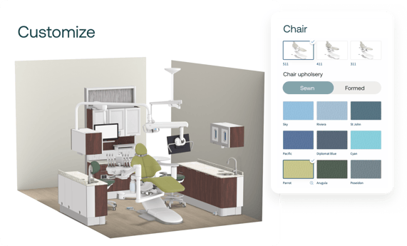 visual configurator chair