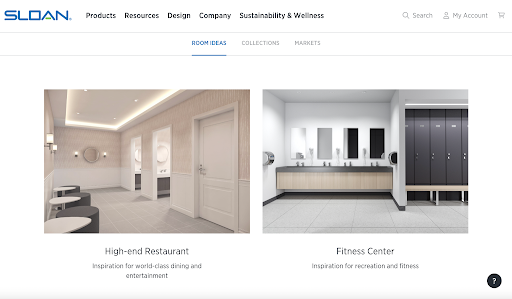 Provide room and sink set up ideas in Virtual Photography lifestyle scenes.