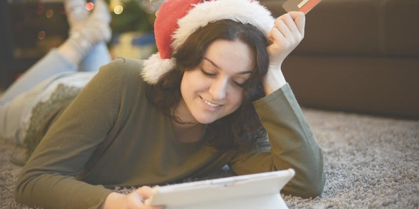 Shopper browsing through a gift guide with options created in an SAP product configurator