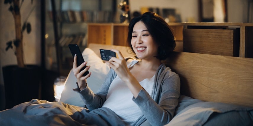 Shopper finalizing a purchase through a Shopify product customizer