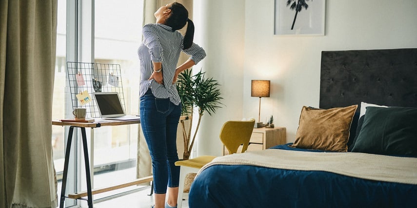 Shopper reconsidering uncomfortable furniture purchases