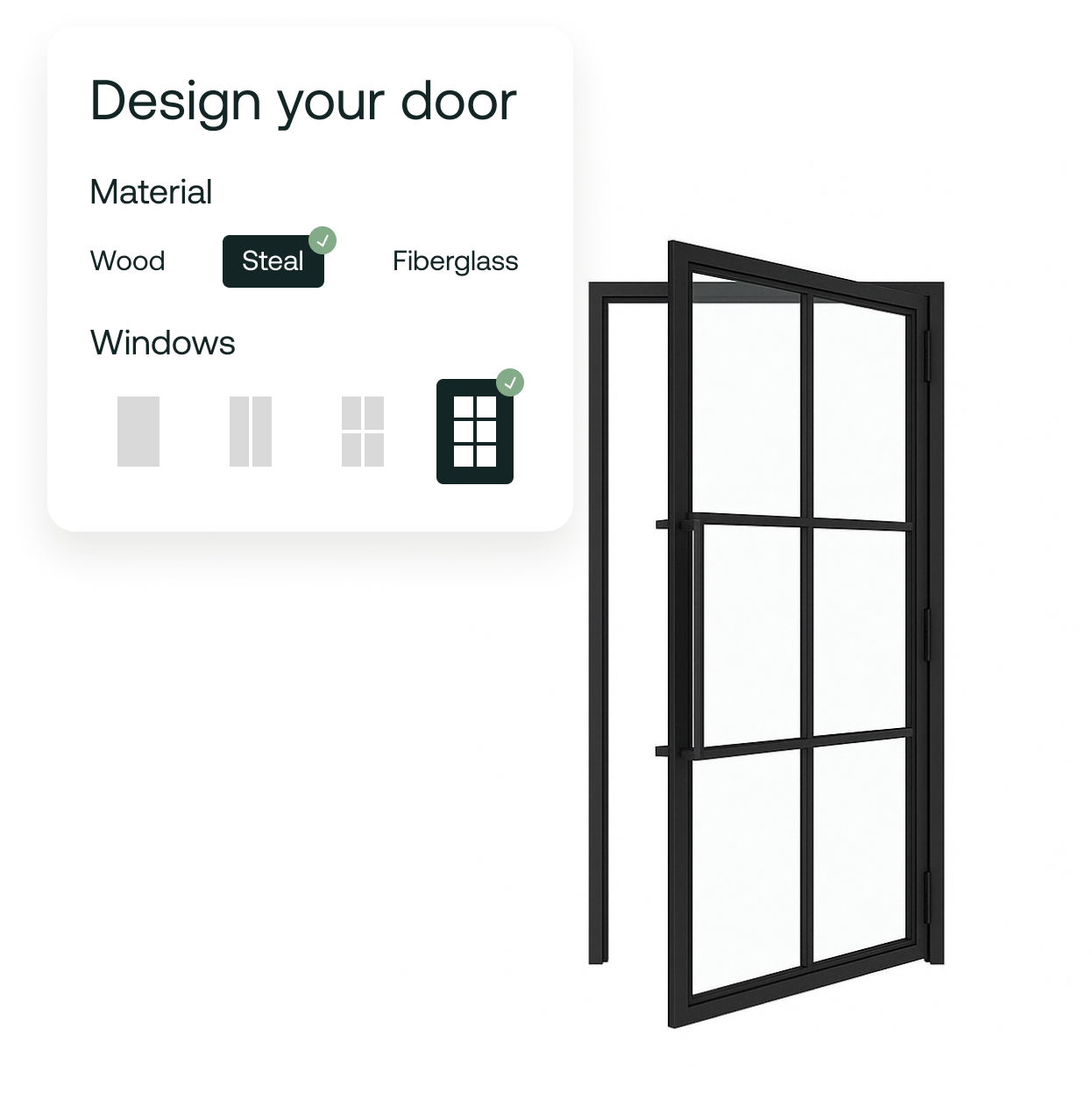 doors - visual configurator