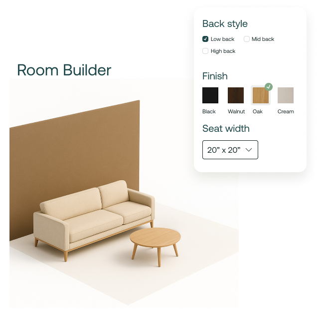 furniture-visual configurator