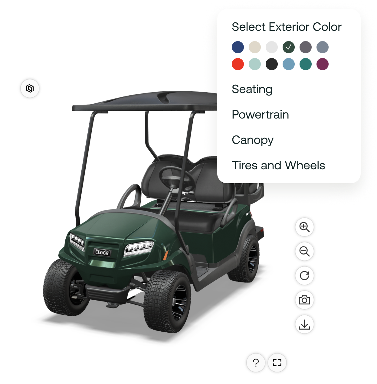 retail - visual configurator