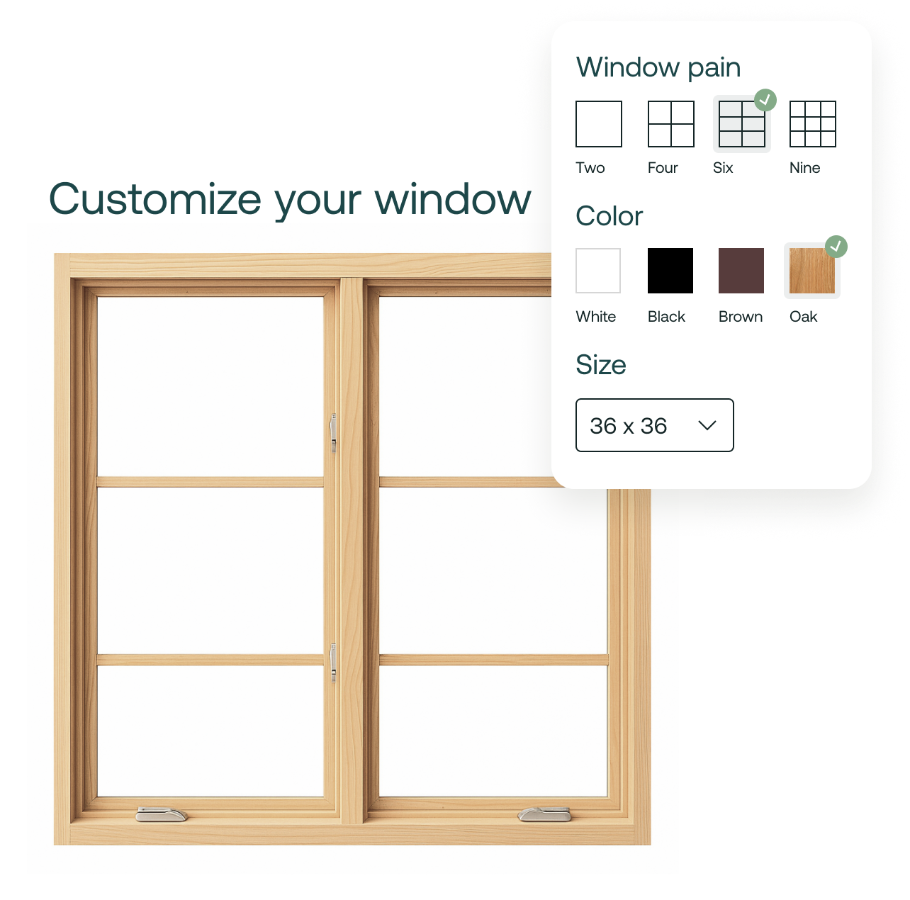 windows - visual configurator