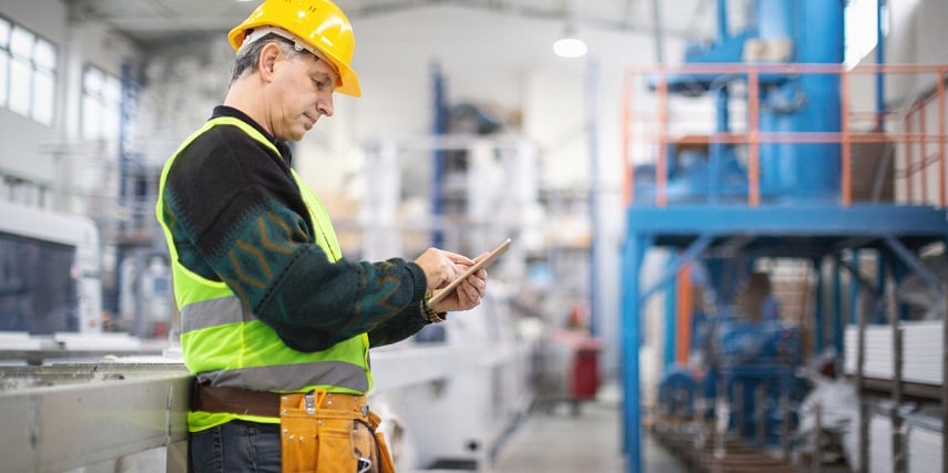 Warehouse field service rep ordering equipment for a client through a product customizer