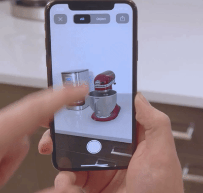 KitchenAid blender augmented reality feature