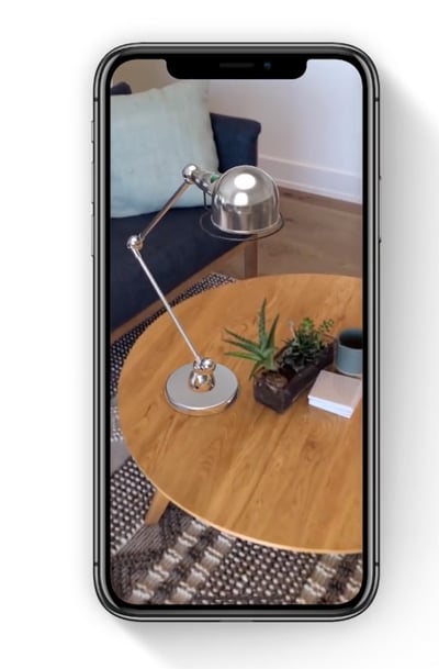augmented reality for lamp
