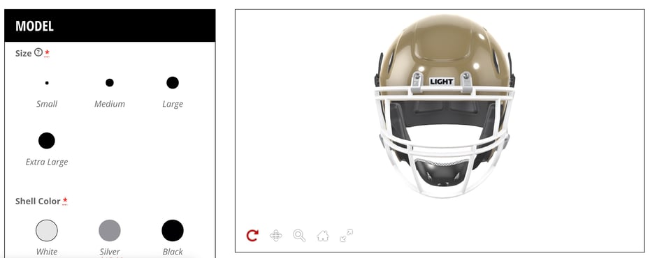 choosing the right size of the helmet 
