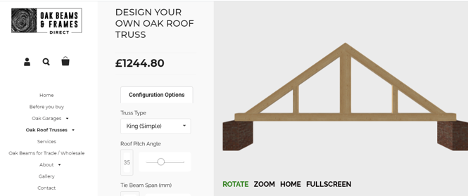 beam product configurator