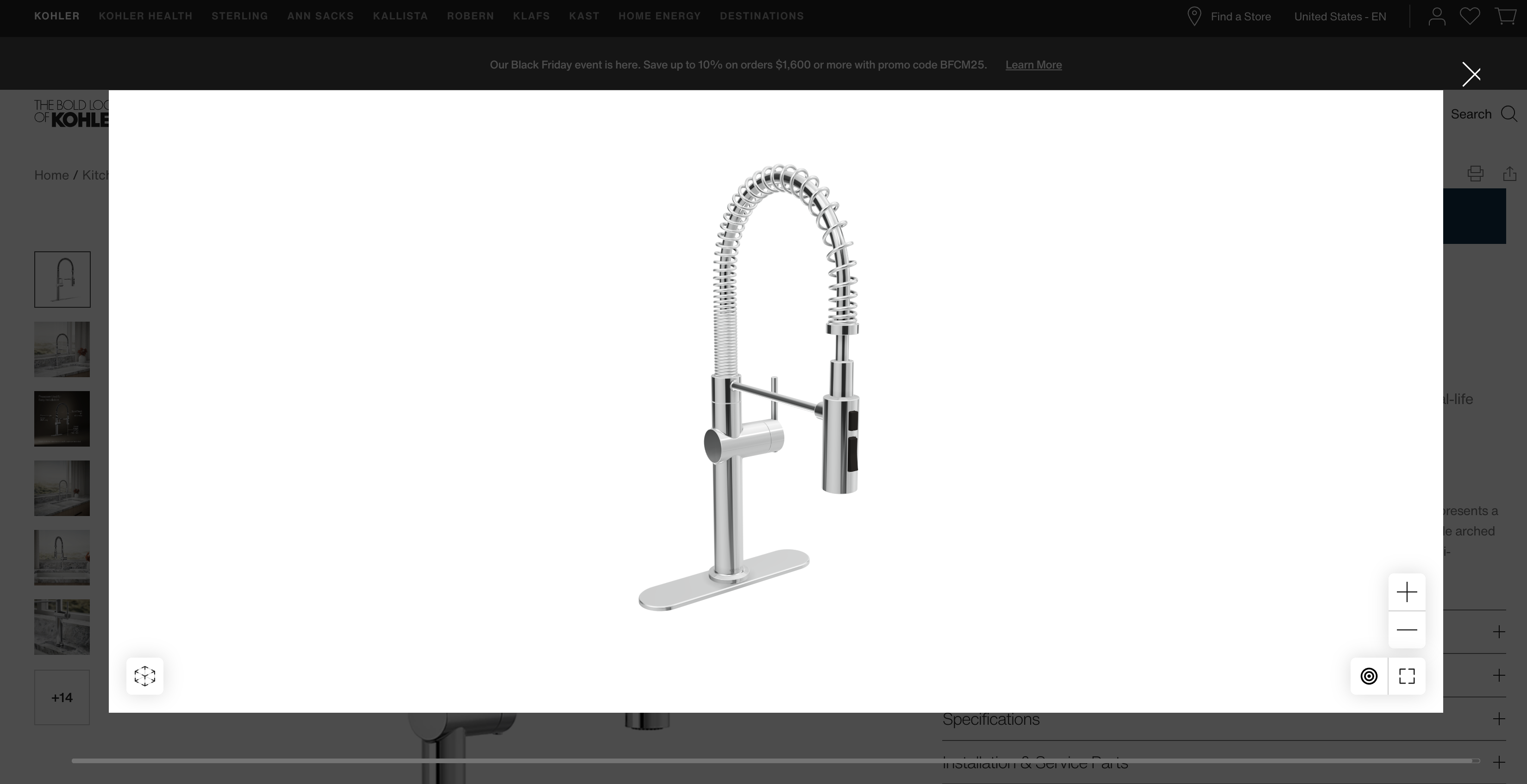 kohlerl sink visualization