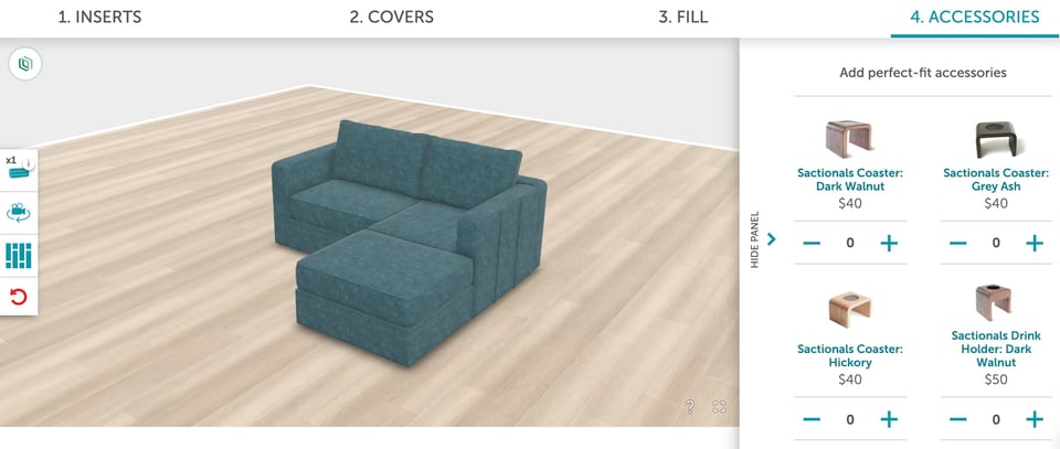 online couch configurator