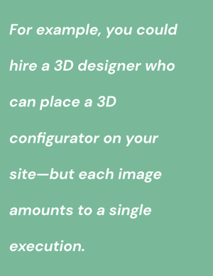 quote on 3d designer and configurator