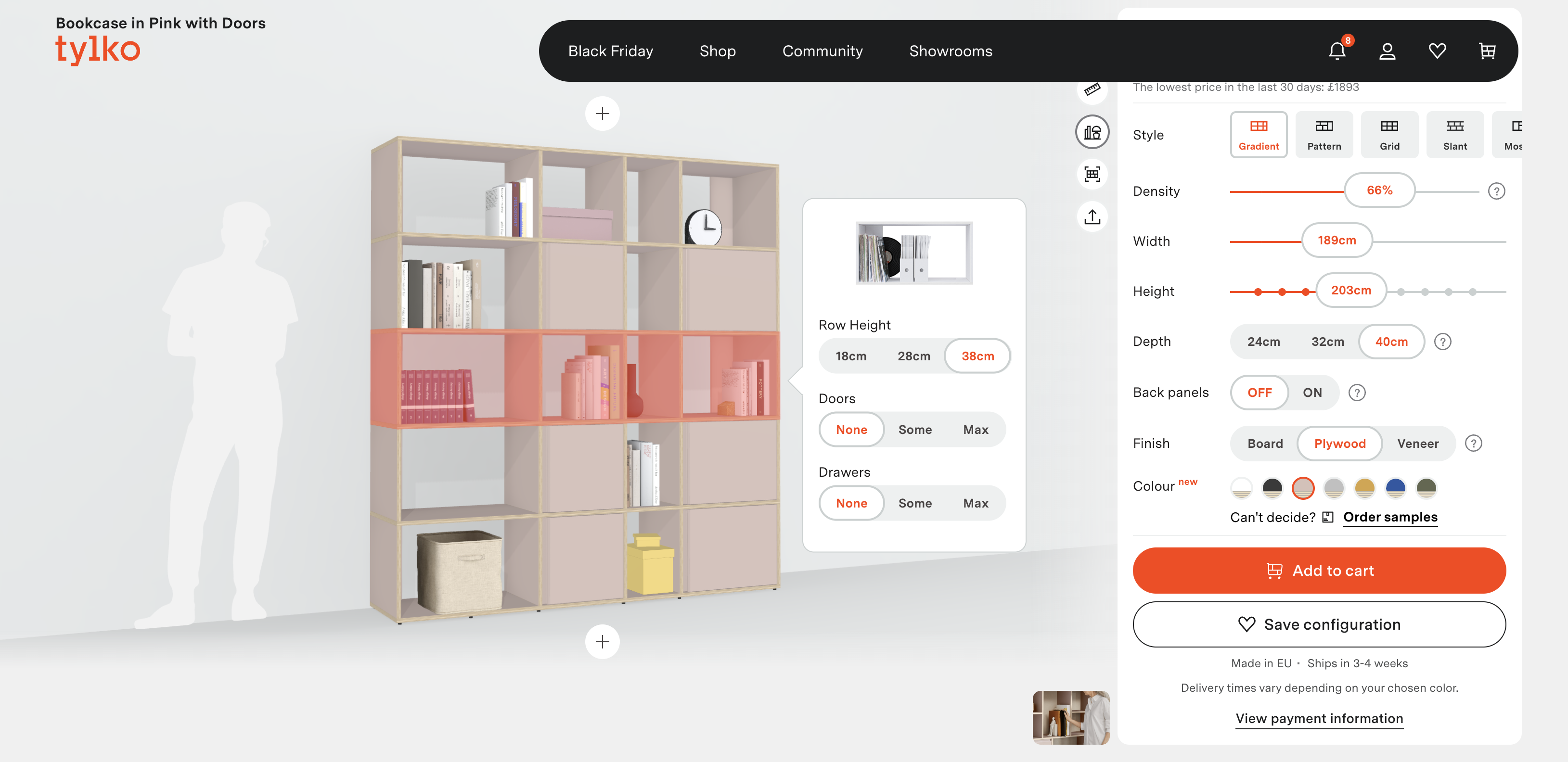 tylko furniture 3d configurator