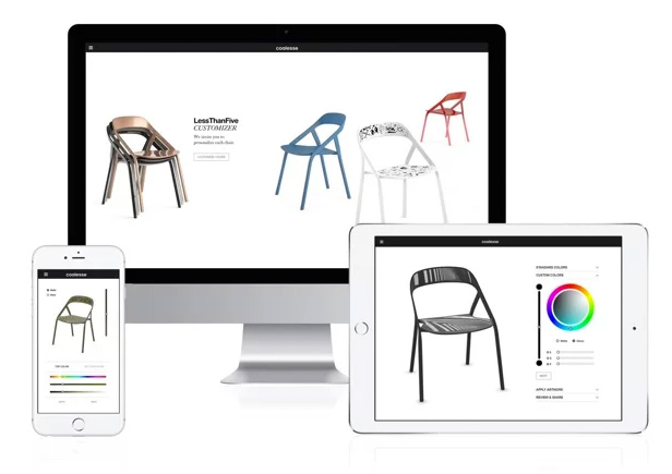 3D configurator for chairs