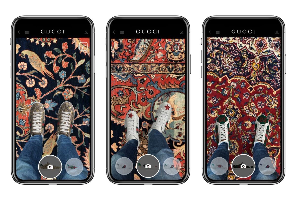 shoes-augmented reality-guccii shoes-augmented reality-guccii