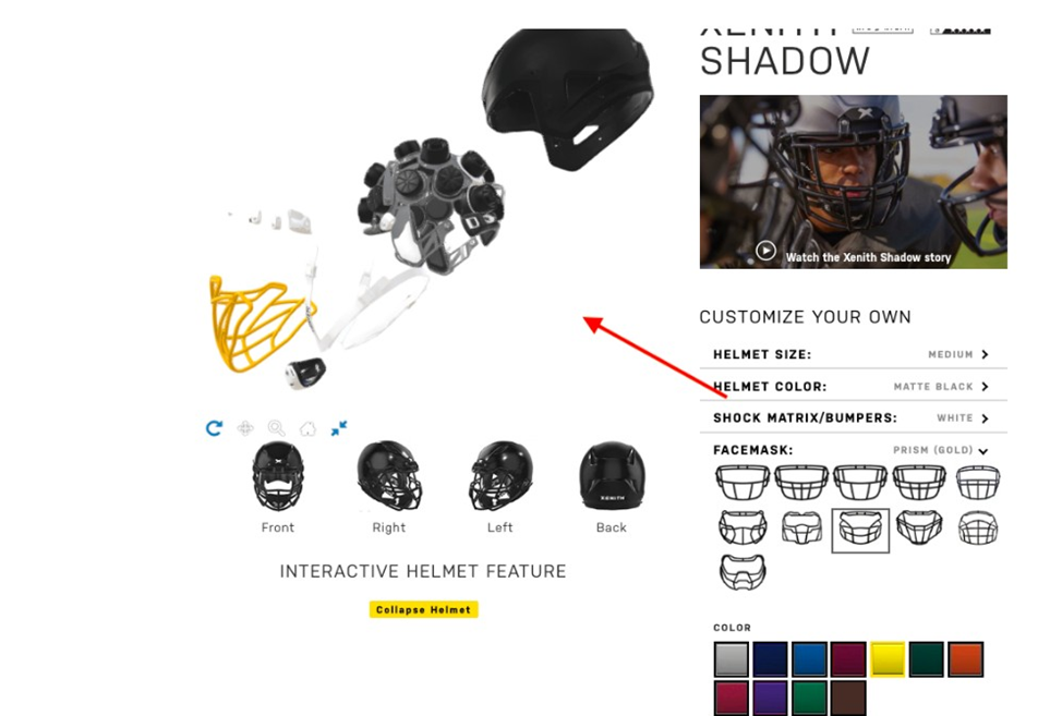 helmet configurator