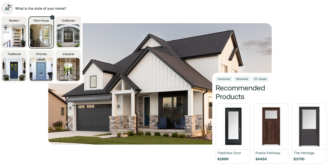 Discover selling doors