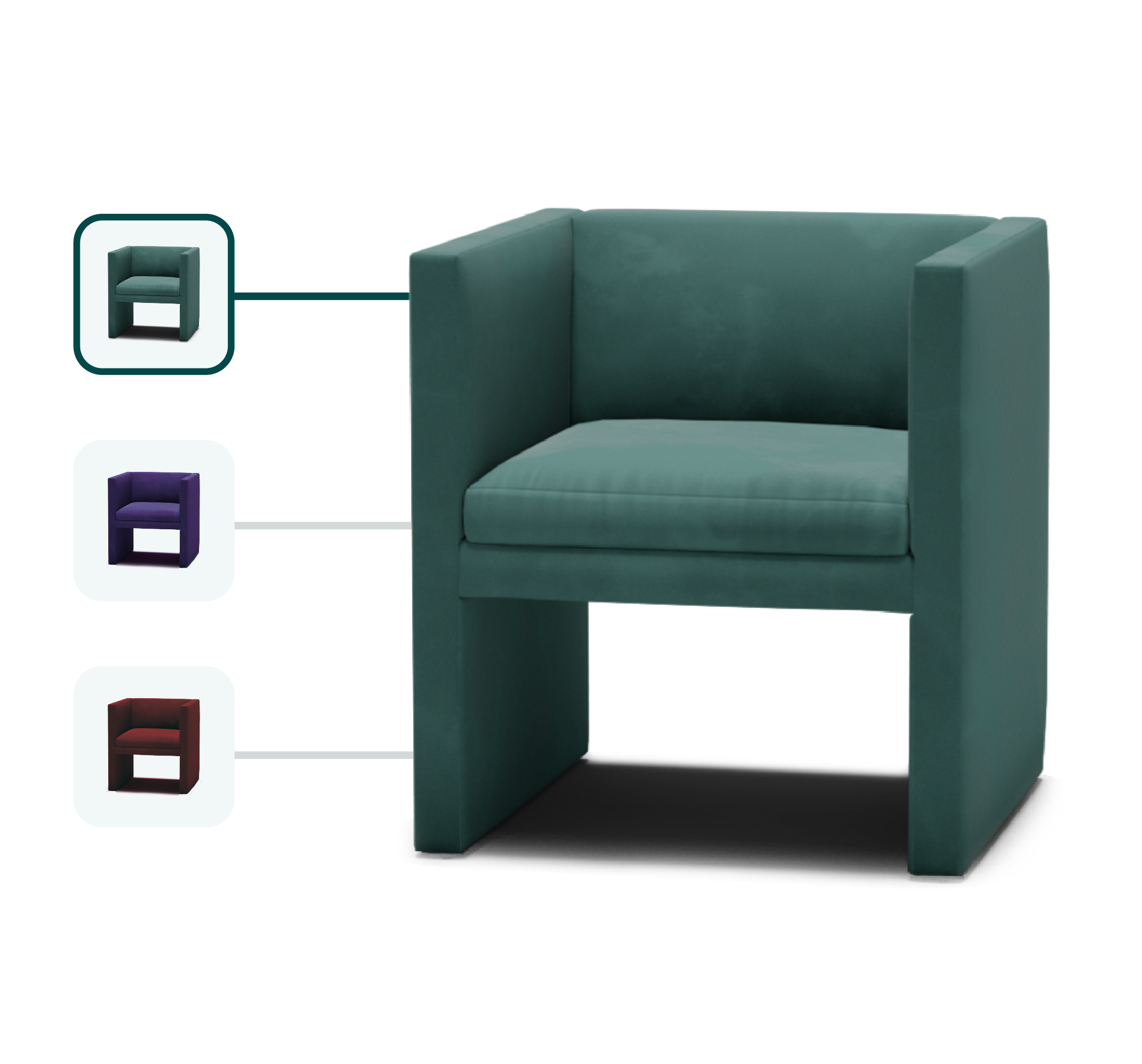 high-quality image of a customizable chair