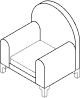 sofa chair icon