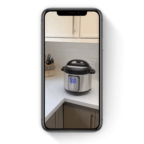 instant pot augmented reality for ecommerce