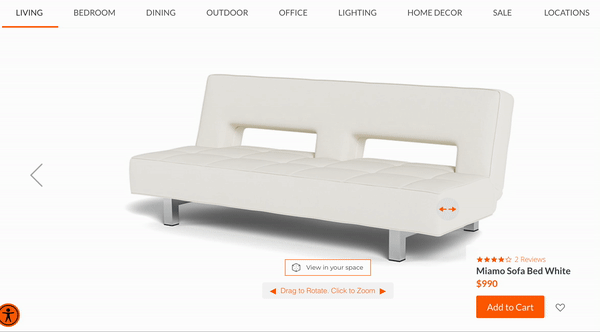 modani furniture visual configuration
