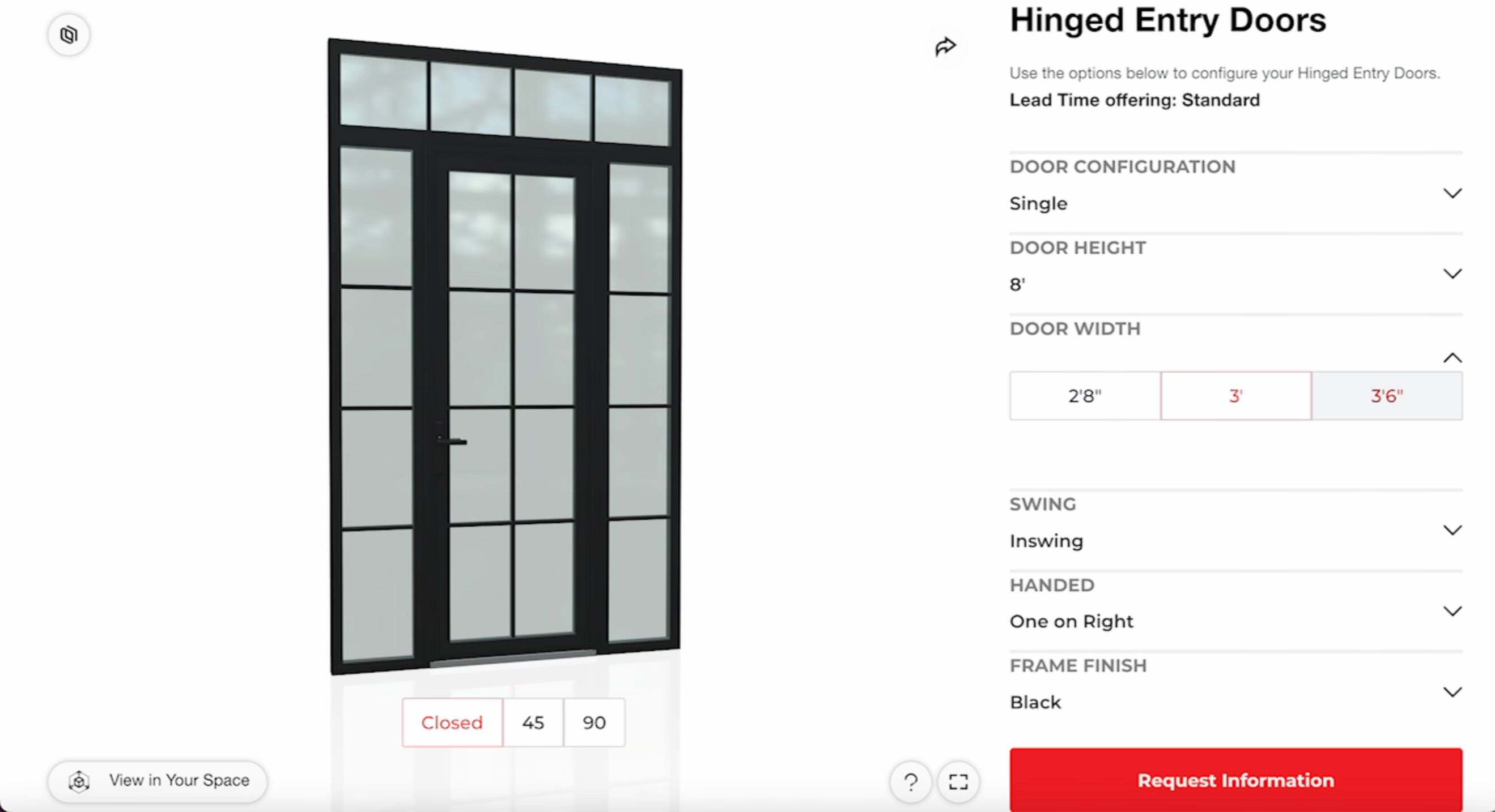 Engage: Therma-Tru 3D configurator