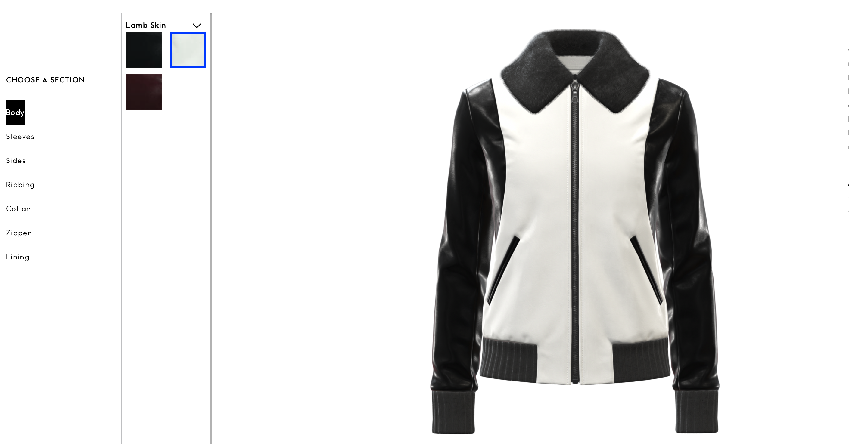 Beautiful example of Shopify product customizer with a custom jacket.