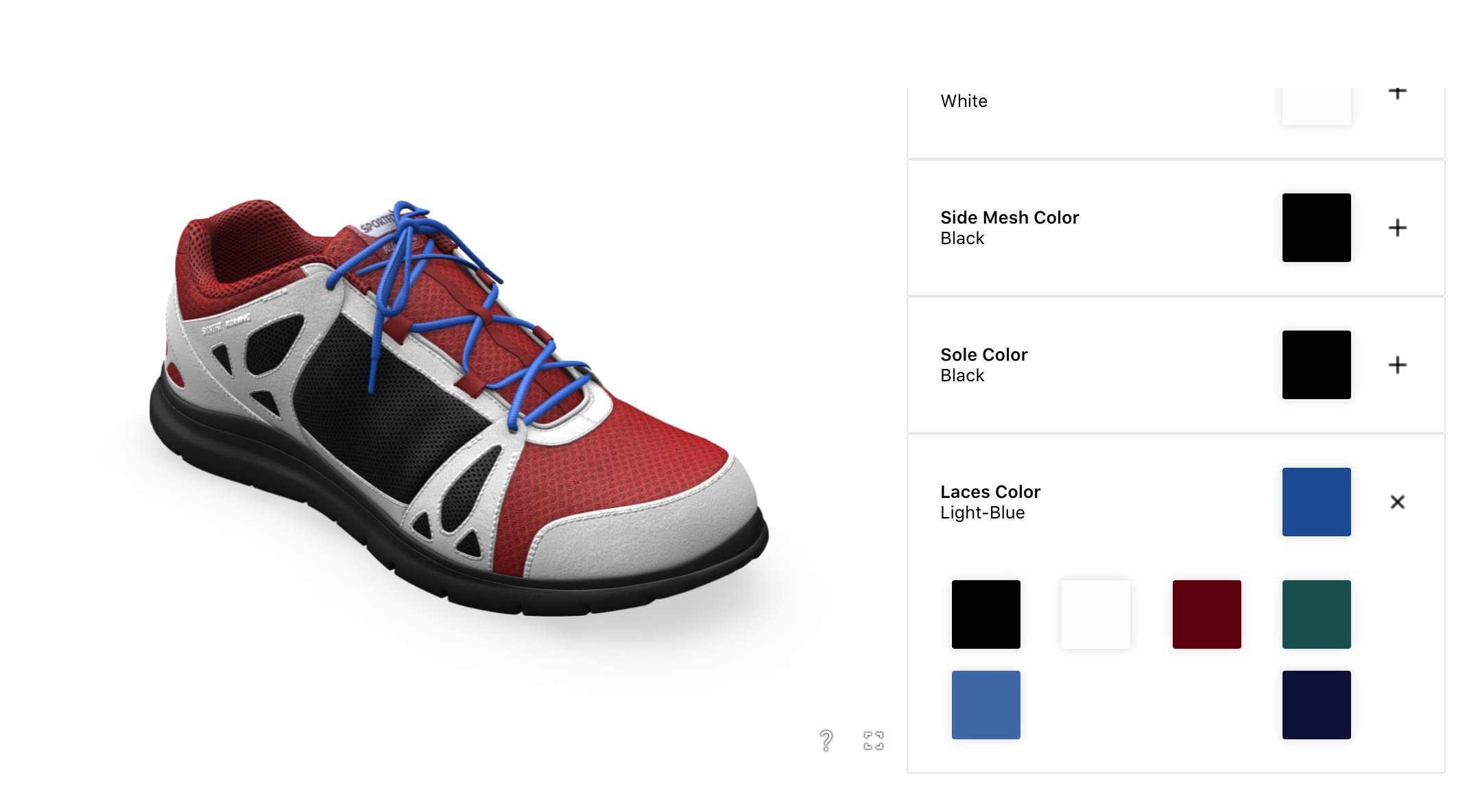 woocommerce product customizer sneakers